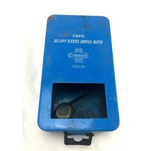 AS IS 29 Piece Alloy Steel Drillbit Box Cummins BO